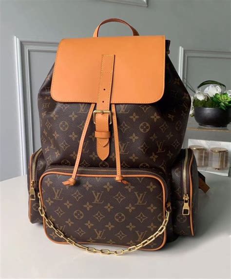 lv backpack brown|lv monogram trio backpack.